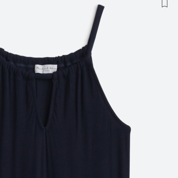 Michael Stars Roya Keyhole Ribbed Dress-XL - Picture 8 of 8